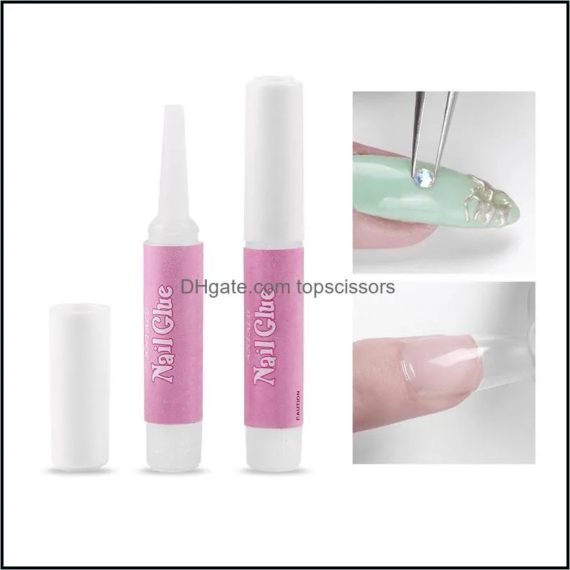mini beauty nail glue for false art decorate uv acrylic rhinestones 2g high quality nail glues tips nails arts tool