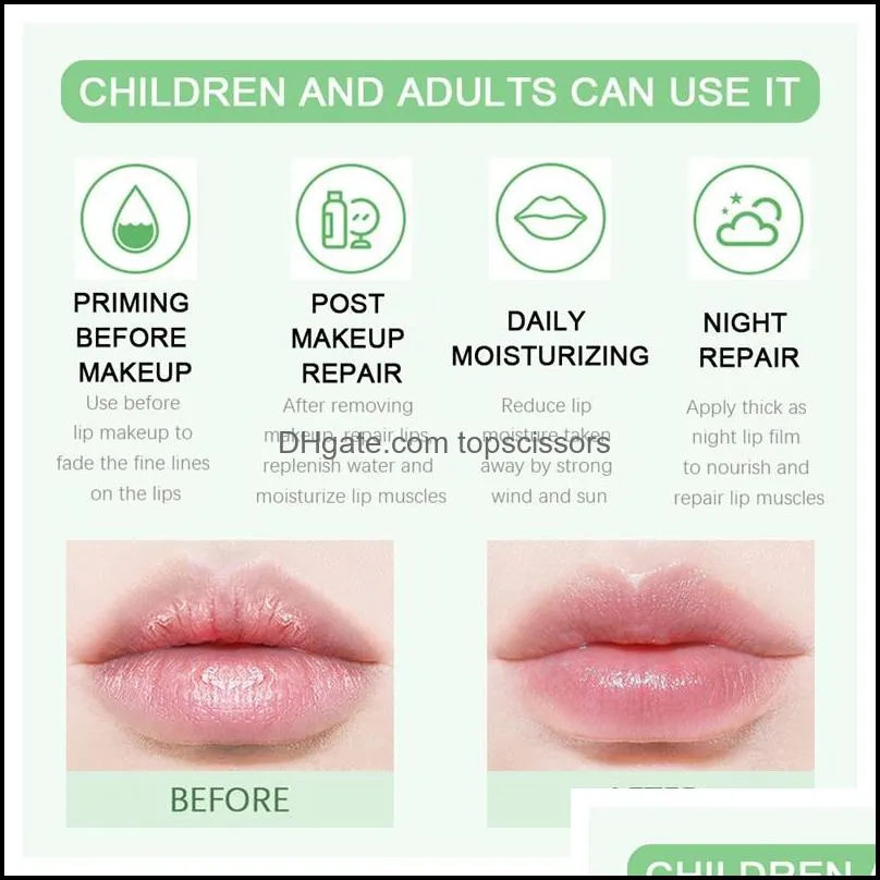 fruit lip balm moisturizing hydrating lipstick natural colorless lipgloss lips care mask