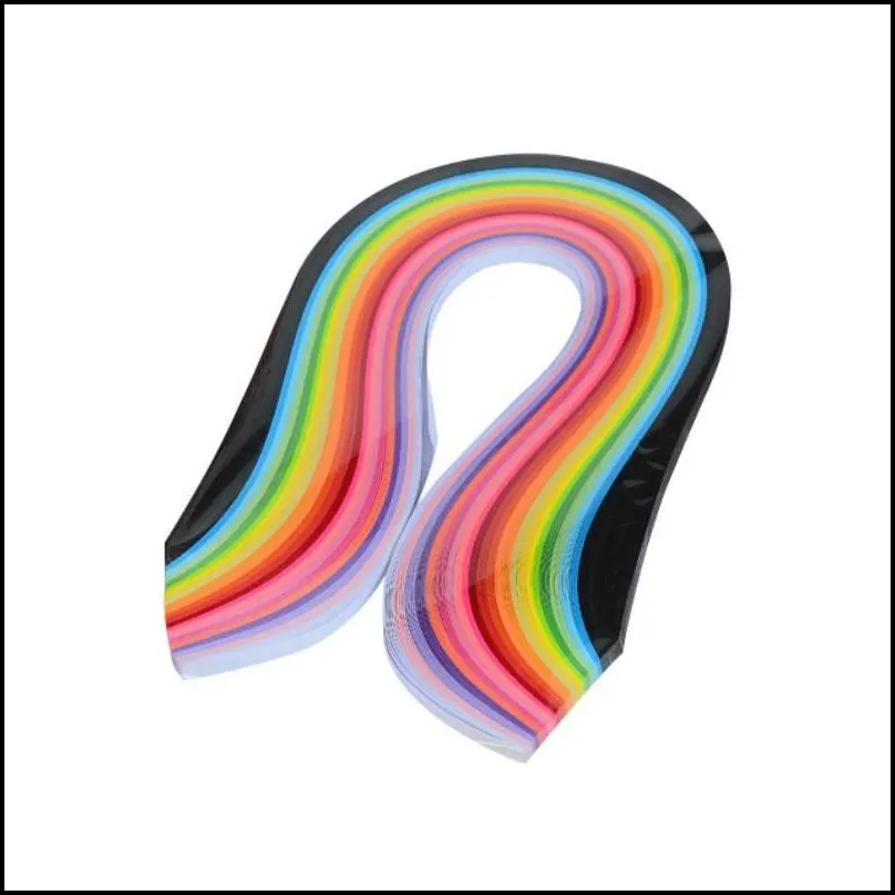 other arts and crafts 260 rainbow paper quilling strips set 3mm/ 5mm/ 7mm/10mm 39cm flower gift for craft diy tools handmade