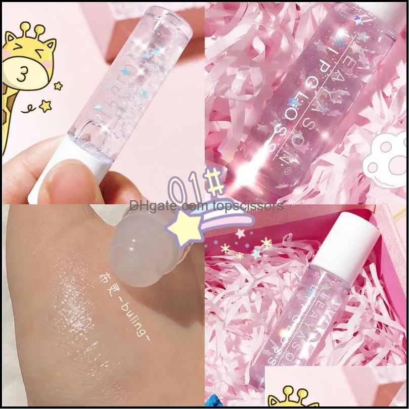 moisturizer lip gloss long lasting sexy transparent waterproof lip plumper clear lipgloss makeup 100pcs