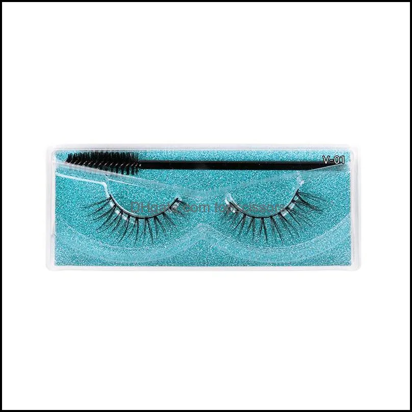 3d false eyelashes mink lashes 15 styles dramatic thick natural lashe wispy fluffy eye makeup tools