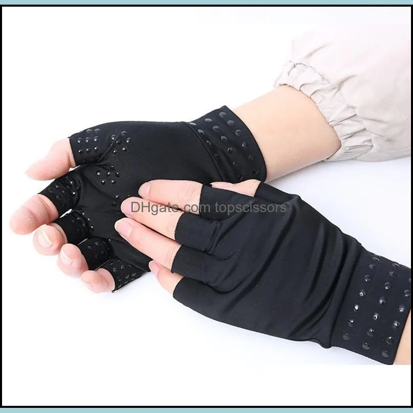 magnetic therapy anti arthritis hands gloves therapy compression copper glove ache pain relief health care tool
