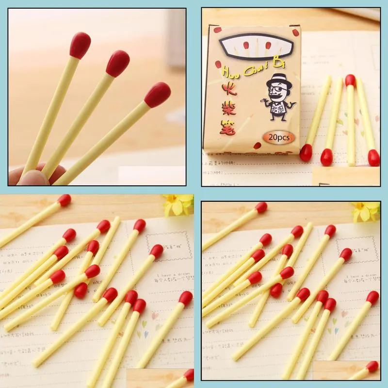 ballpoint pens 200pcs/lot korean stationery small match ball point for writing novelty pens1