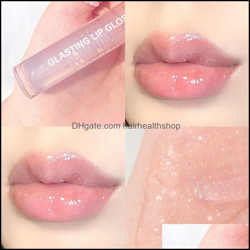 natural high gloss lipstick long lasting moisturizing nourishing lipgloss reduce lips lines plumping serum lip oil care
