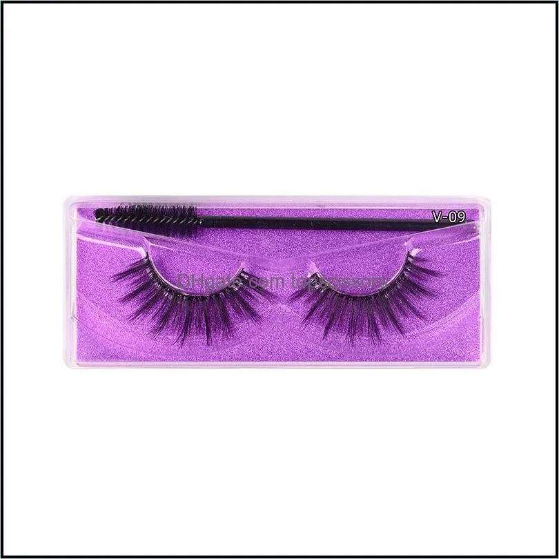 3d false eyelashes mink lashes 15 styles dramatic thick natural lashe wispy fluffy eye makeup tools