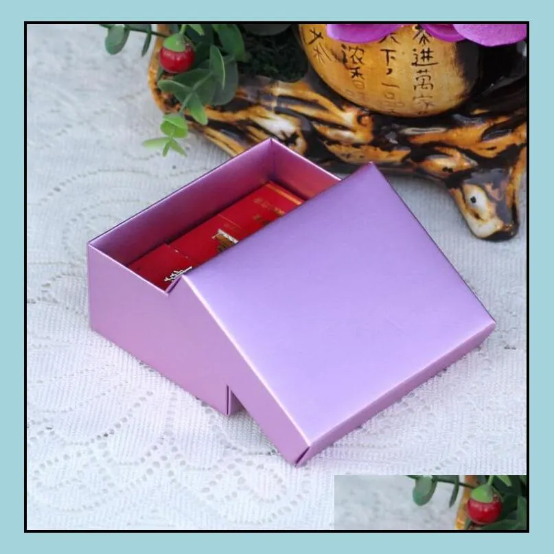 gift wrap 20pcs hard paper cardboard box for packaging aluminum carton with lid jewelry diy craft gift1