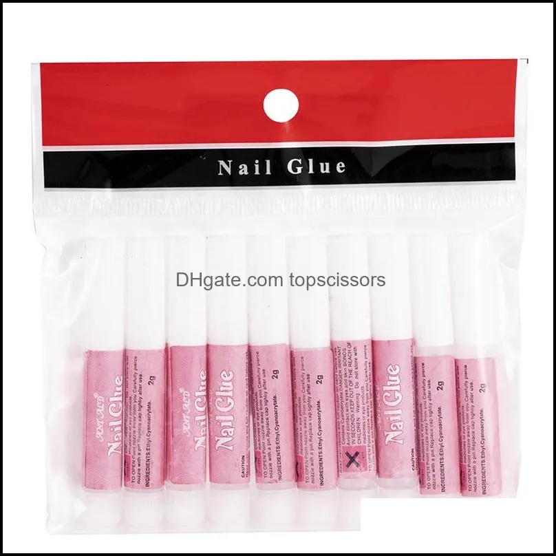 mini beauty nail glue for false art decorate uv acrylic rhinestones 2g high quality nail glues tips nails arts tool