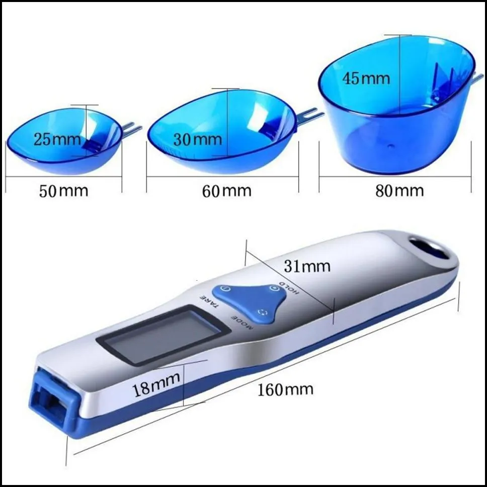 500g electronic spoon scale kitchen balance accurate scales for weight lcd digital measuring cups and spoons food kichen tool y200328