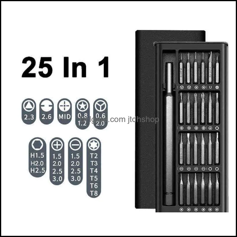 screwdriver set magnetic screw driver kit bits precision electric computer tri wing torx screwdrivers small 211110