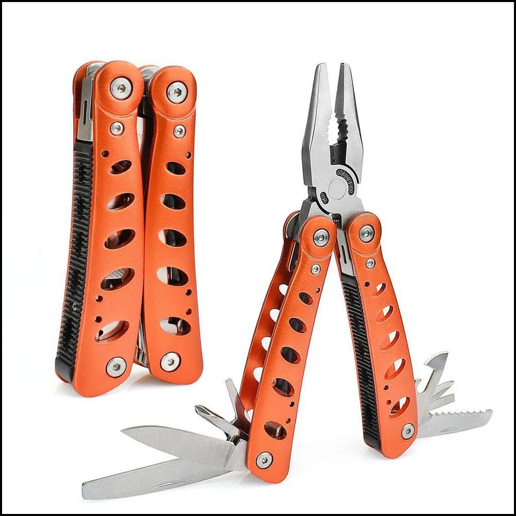 newacalox multifunction pliers with screwdriver kit camping multi tool outdoor survival knife wire cutter crimping tool y200321