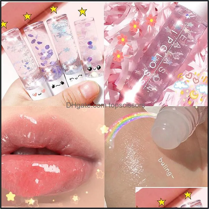moisturizer lip gloss long lasting sexy transparent waterproof lip plumper clear lipgloss makeup 100pcs