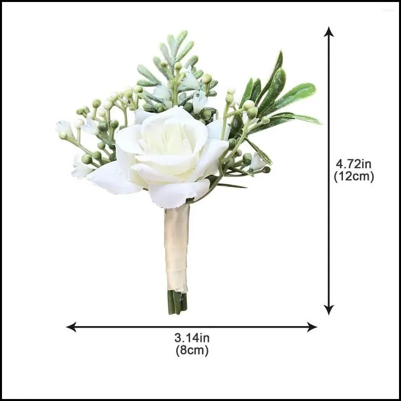 decorative flowers artificial flower fabric bridal and groom corsage rose small bud silk before wedding anniversary decoration party