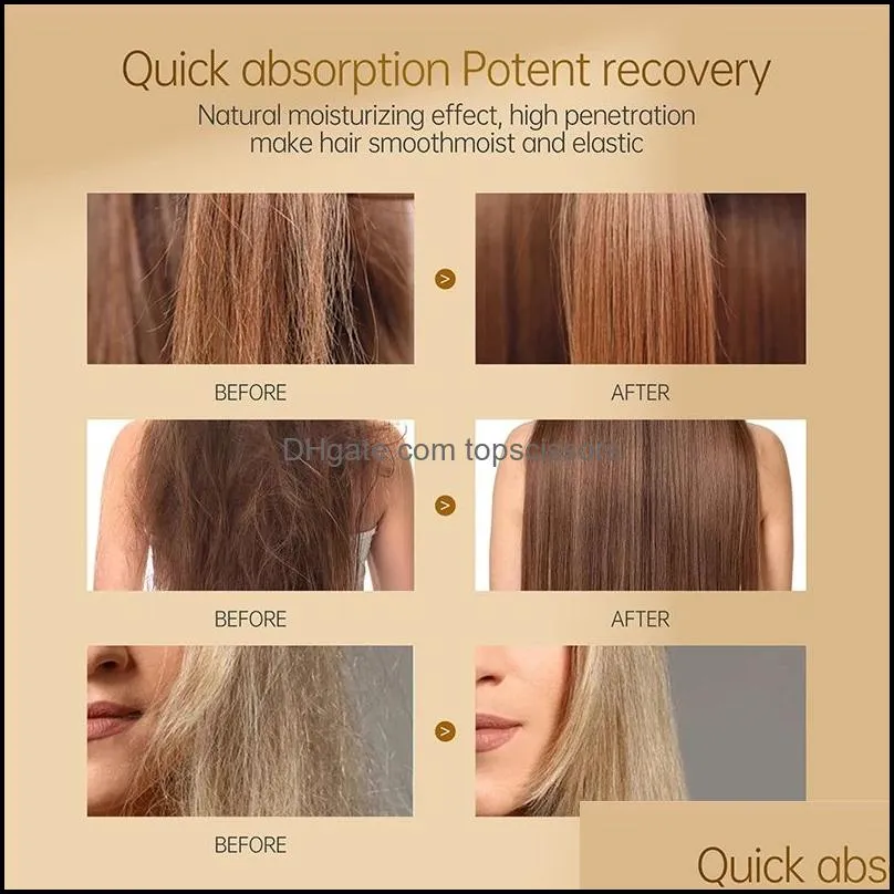 purc keratin therapy hair mask for argan oil repairs hair damage restore soft hairs care scalp treatments conditioner 10ml