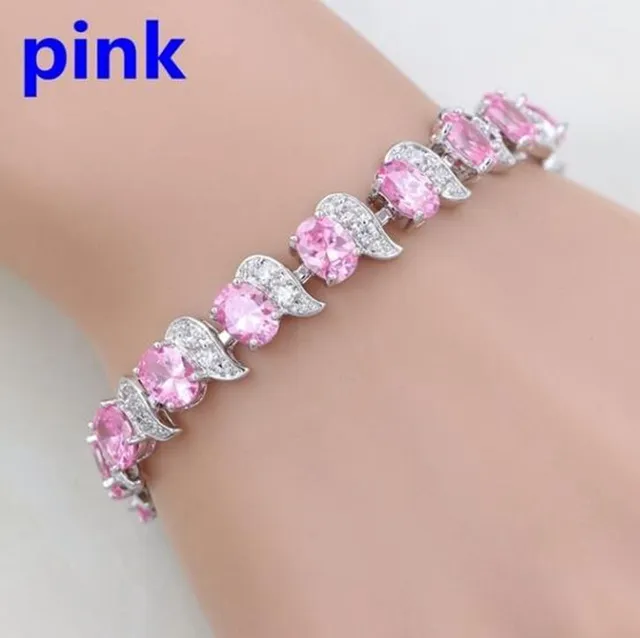 shiny rhinestone chain bracelet give women fashion party jewelry anniversary gifts bracelets