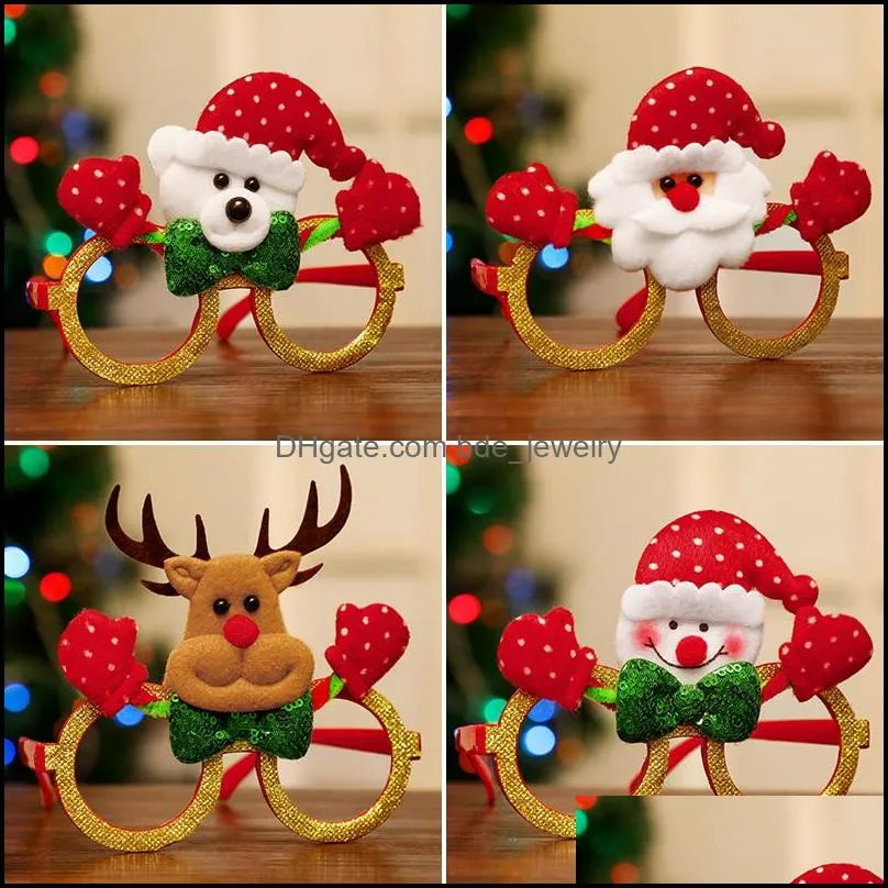 christmas glasses frames decoration christmas decorations p o props snowman elk party glasses gifts funny time for kids adults