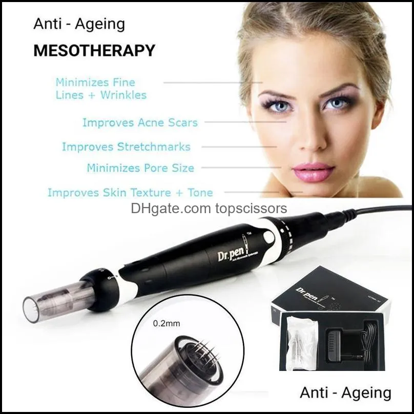 powerful wired derma stamp pen dr pen ultima a7 antiaging microneedling meso for aestheticians beauty microneedle roller