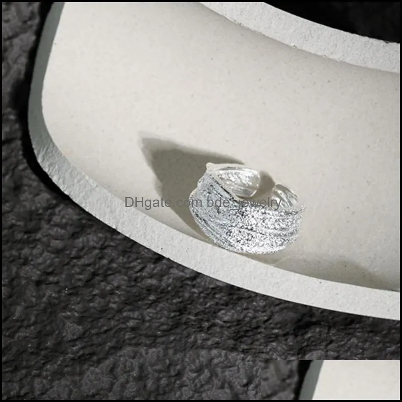 cluster rings sterling silver 925 punk minimalist irregular designer gift for women personalized handmade fine boho 2021 jewellery