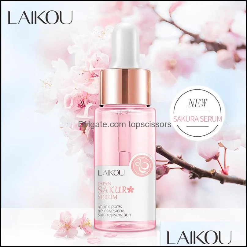 laikou serum japan sakura essence whitening face skin care serum 17ml