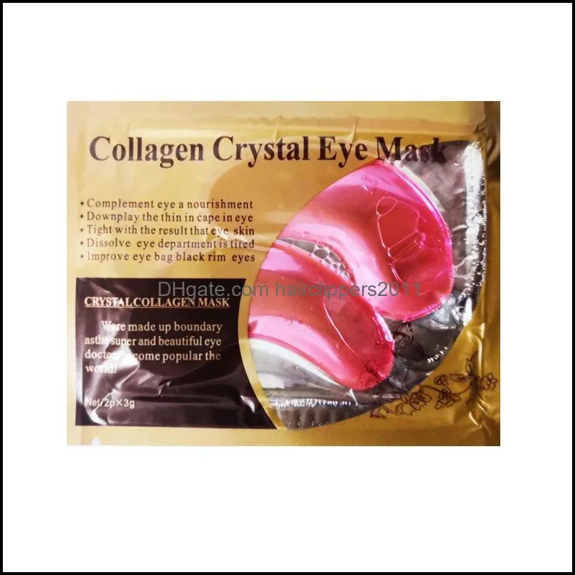 crystal collagen gold powder eye care mask antiaging dark circles acne beautyes for eyes skin care masks