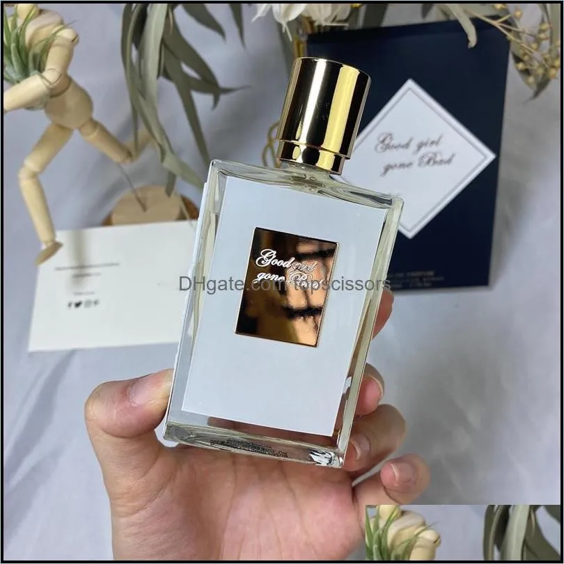 luxury kilian brand perfume 50ml love dont be shy avec moi good girl gone bad for women men spray parfum long lasting time smell high fragrance top quality fast
