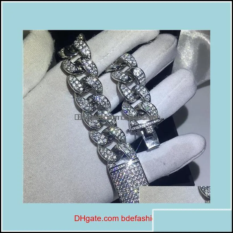 tennis bracelets jewelry20 style sparkling luxury jewelry 925 sterling sier multi shape white topaz cz diamond gemstones women wedding