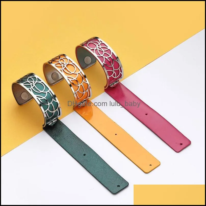 bangle legenstar manchette bracelet femme bijoux acier inoxydable stainless steel jewelry fit interchangeable leather pulseiras 2022