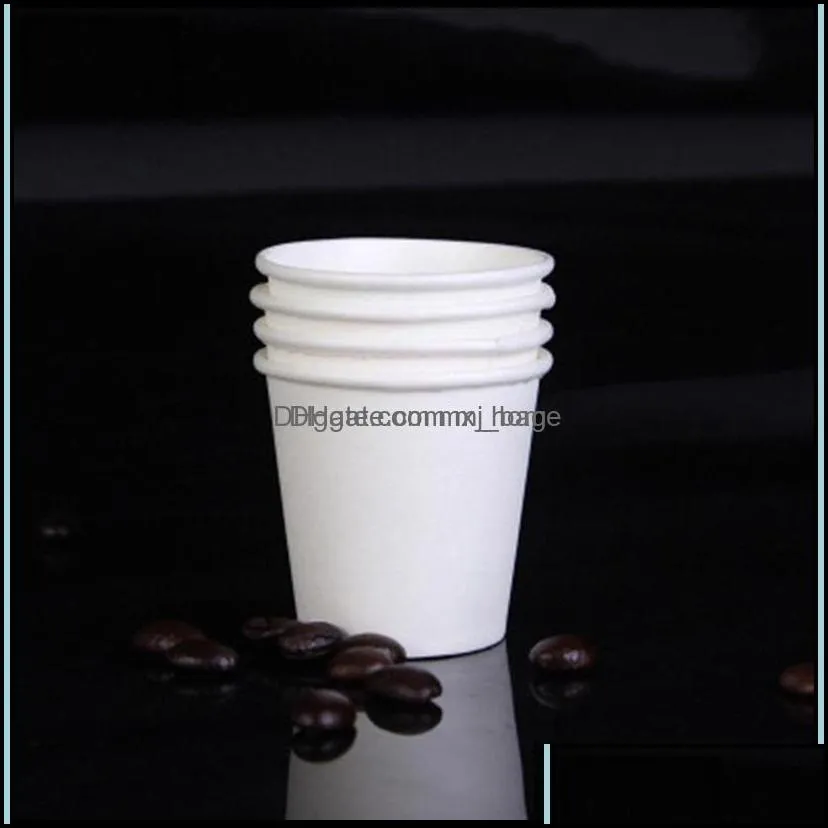 Mini Paper Tasting Cups 60Ml Drinking Tea Cup Coffee Supermarket Promotion Sample Drop Delivery 2021 Disposable Sts Kitchen Supplies