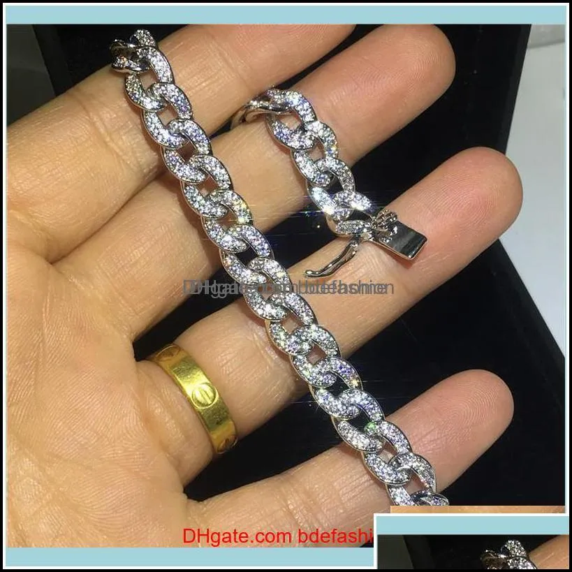 tennis bracelets jewelry20 style sparkling luxury jewelry 925 sterling sier multi shape white topaz cz diamond gemstones women wedding