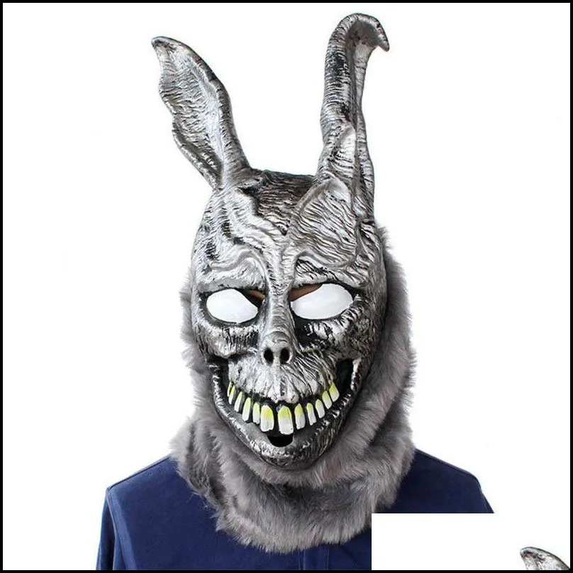 party masks animal cartoon rabbit mask donnie darko frank the bunny costume cosplay halloween party maks supplies 220826