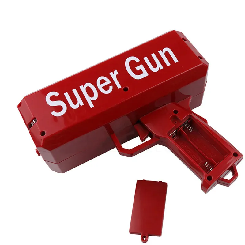 make it rain money gun toy pistol party fashion red name cash cannon outdoor family funny children party gifts gags amp practical jokes