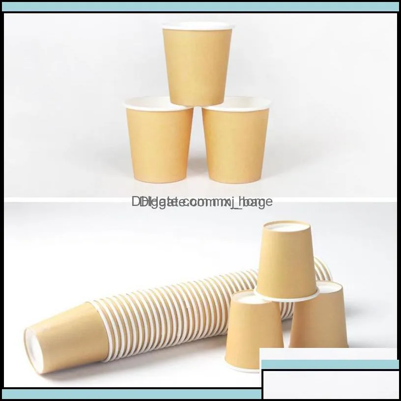 Mini Paper Tasting Cups 60Ml Drinking Tea Cup Coffee Supermarket Promotion Sample Drop Delivery 2021 Disposable Sts Kitchen Supplies