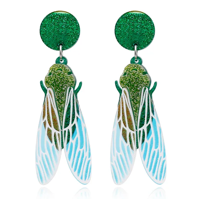 yaologe acrylic cute big drop earrings astronaut food tassel jellyfish octopus pearl earrings for women trendy jewelry party dangle earrings