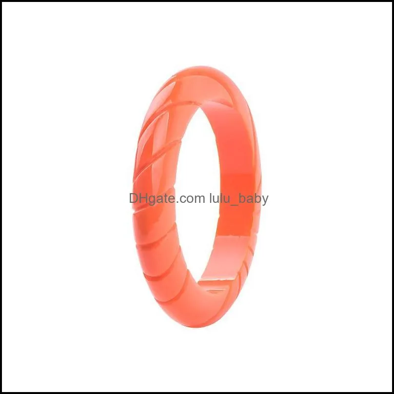 bangle guanlong colorful resin bohemian hand bangles for teen girls gift acrylic carved bracelets with designer charms