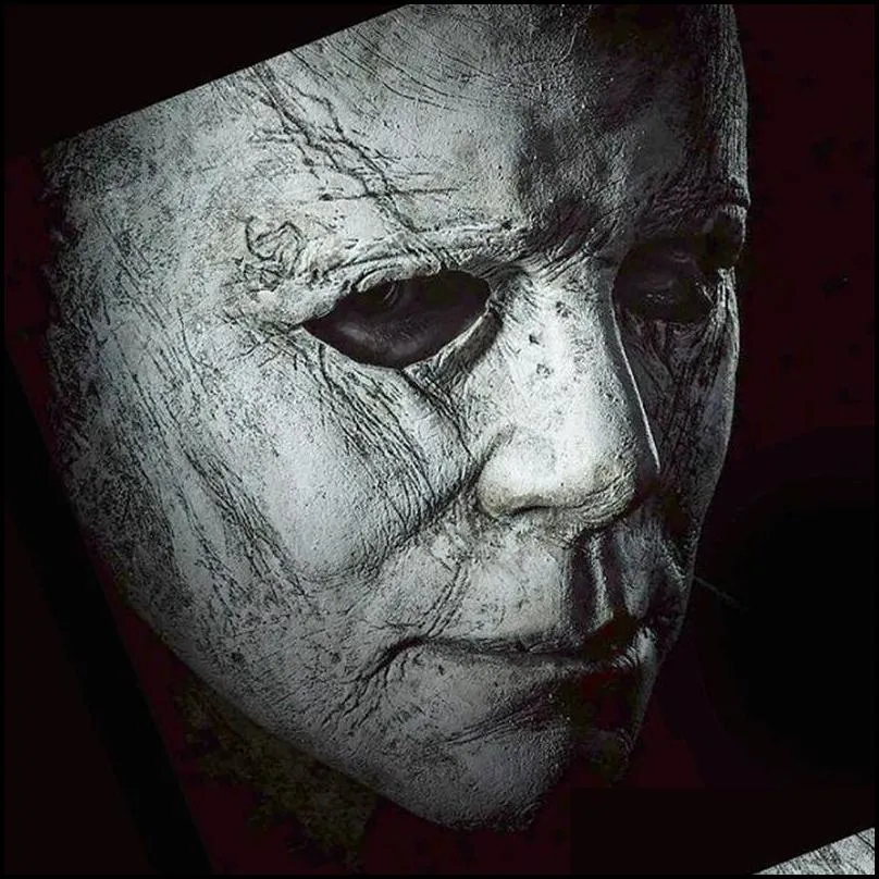 michael myers mask halloween mascaras de latex realista mascara cosplay scary masks masquerade masque korku maskesi party maski1