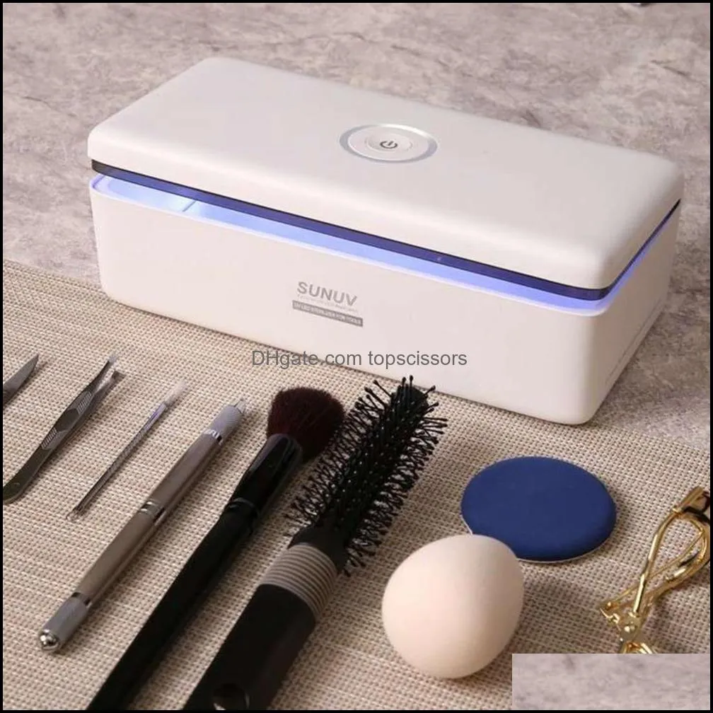uv sterilizer box beauty tools sterilizer storage box s1 s2 portable disinfection box for salon nail art tools