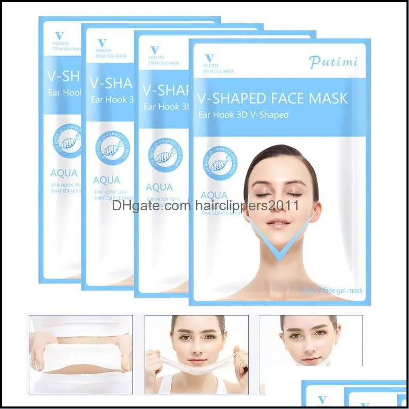 efero women lift up v face chin mask lifting cheek smooth cream face neck peeloff masks bandage skin care