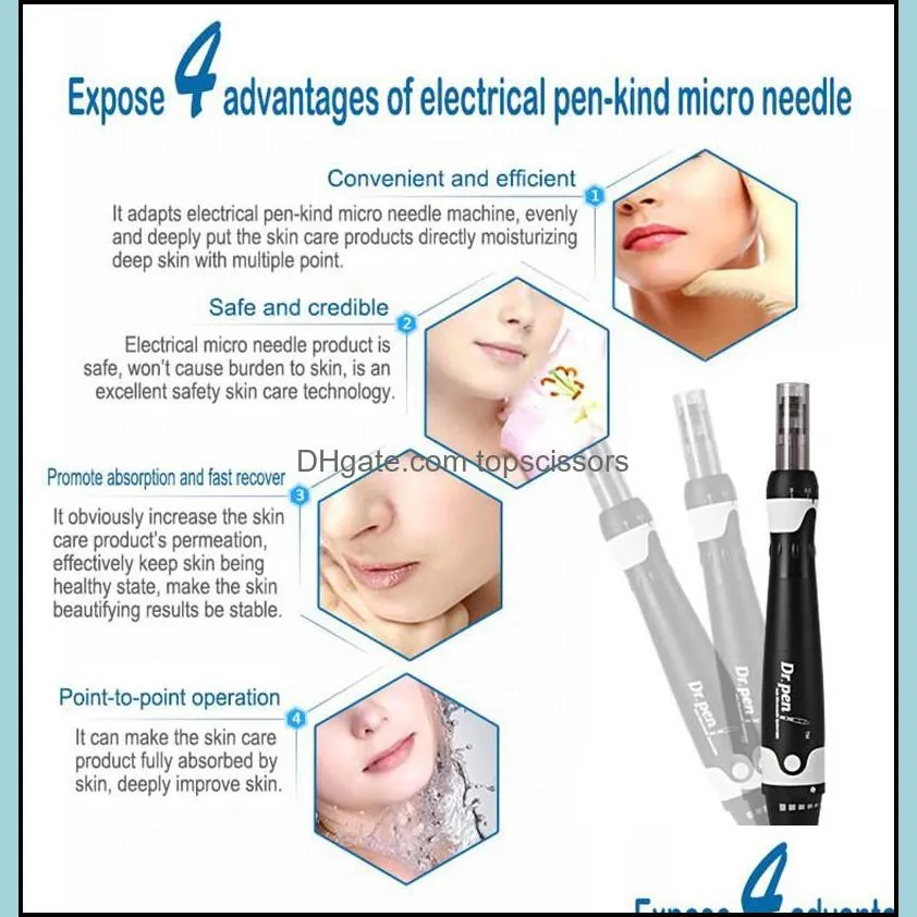 wired dr pen derma pen ultima a7 auto microneedle system antiaging microneedling mesotherapy roller electric derma dr pen stamp a7 