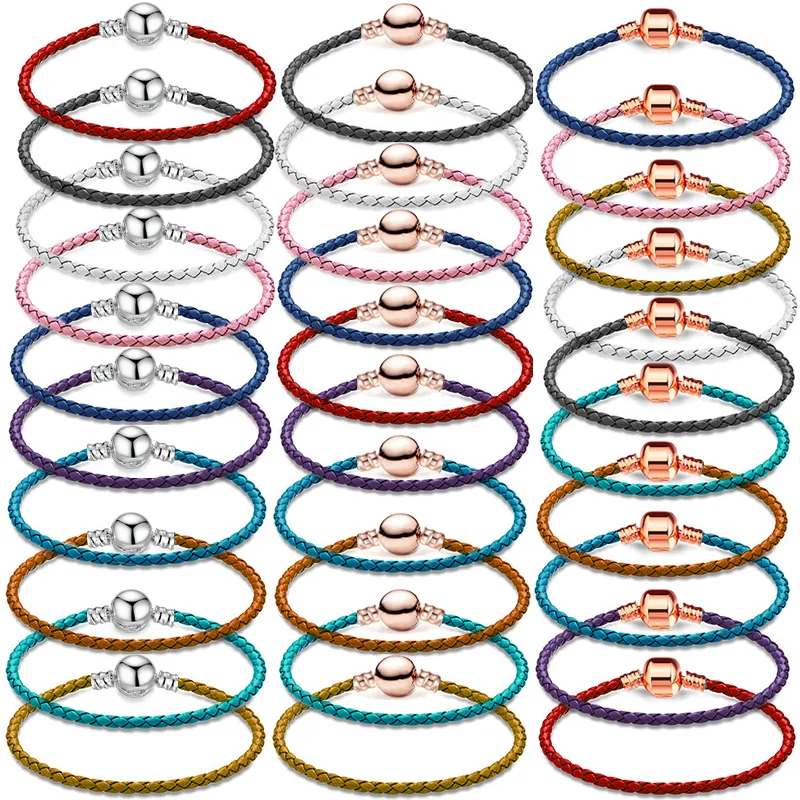 fashion new arrival zircon crown brand bracelets european style snake chain fit diy charm bracelets for women jewelry making bracelets