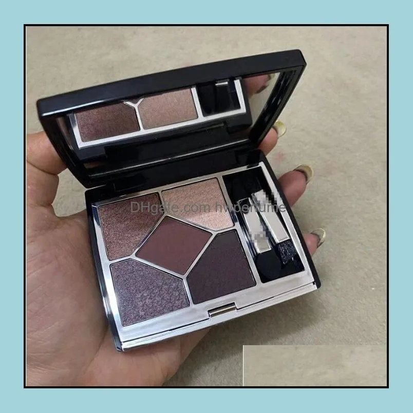 brand eye shadow 5 color with brush look edition for girl 5 couleurs couture high color eyeshadow palette