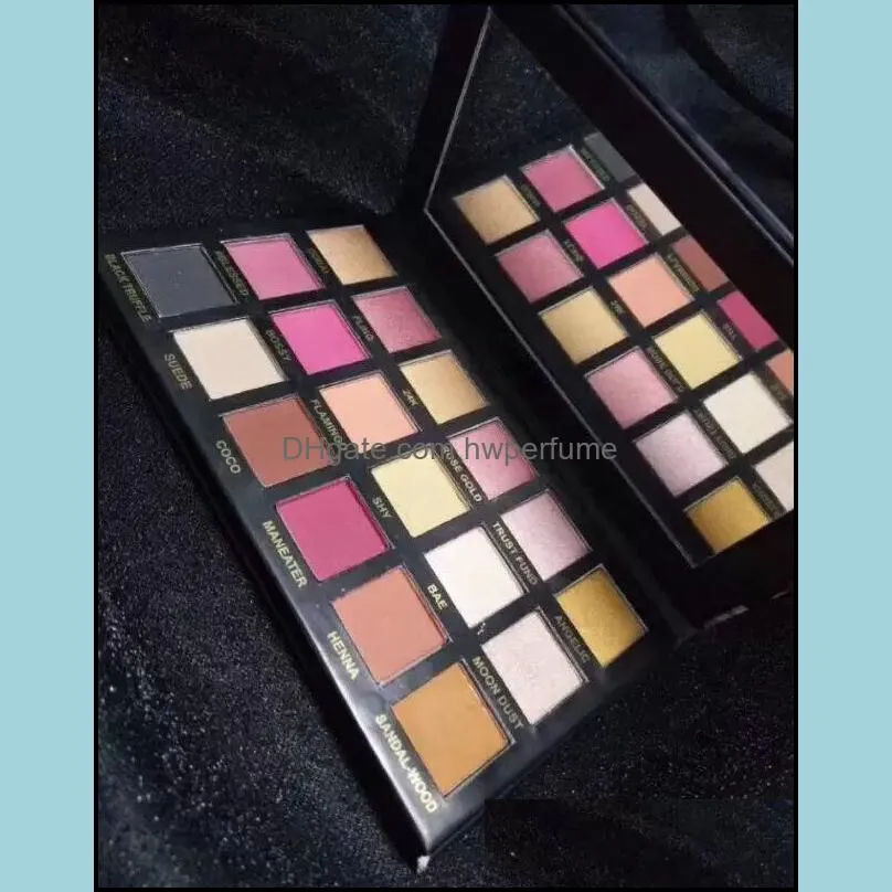  test brand rose gold remastered eye shadow palette by desert limited edition 18 colors