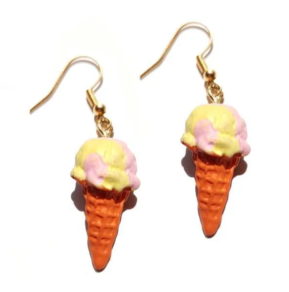 earring for women resin drop custom made handmade cute girls gift eardrop eardrop popcorn chocolate fries ice cream