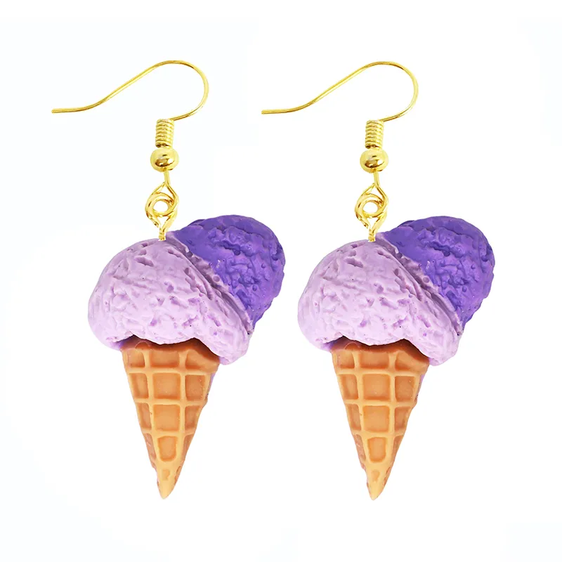 earrings for women girls cute foods hamburg pizza chicken leg candy bottle handmade candy kids funny resin dangle earrings