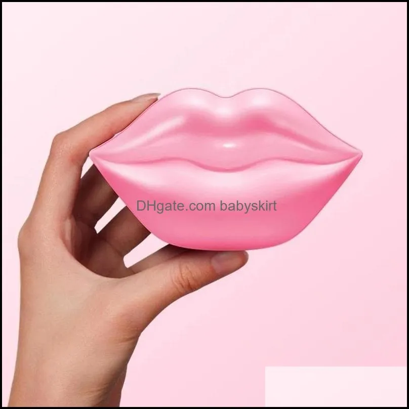 crystal collagen lip mask pads moisture essence anti ageing care pad gel full lips enhancer