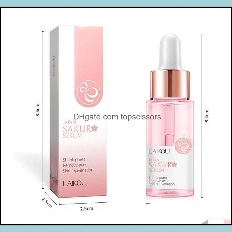 laikou 17ml japan sakura serum nourish essense oil control brightening skin whitening serums face skin care