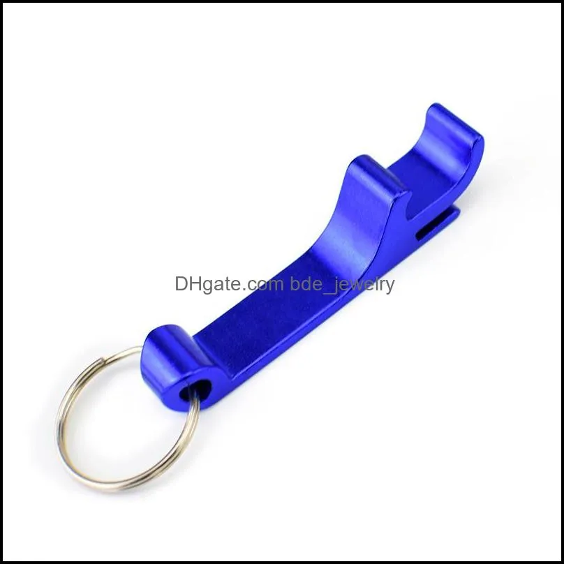  metal aluminum alloy keychain key chain ring with beer bottle opener custom personalized laser engraving for openers