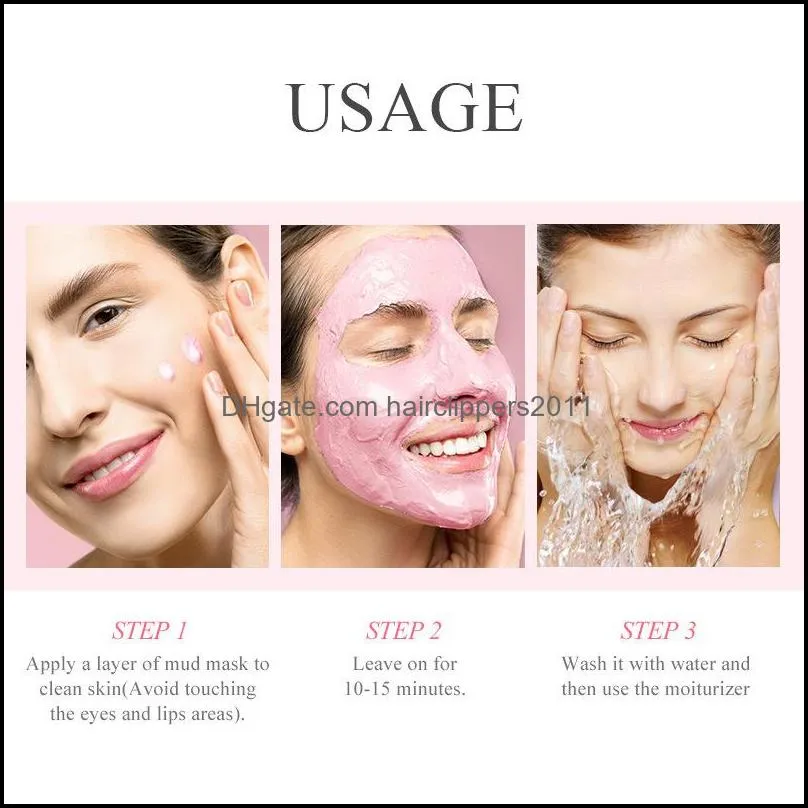 laikou japan sakura mud face mask cleansing whitening moisturizing oilcontrol clay mask facial skin care masks