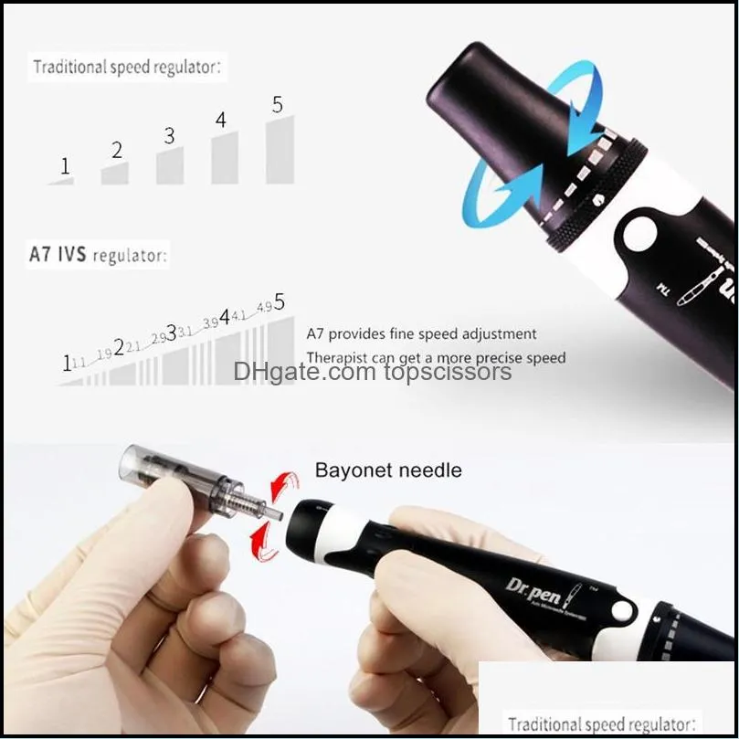 powerful wired derma stamp pen dr pen ultima a7 antiaging microneedling meso for aestheticians beauty microneedle roller