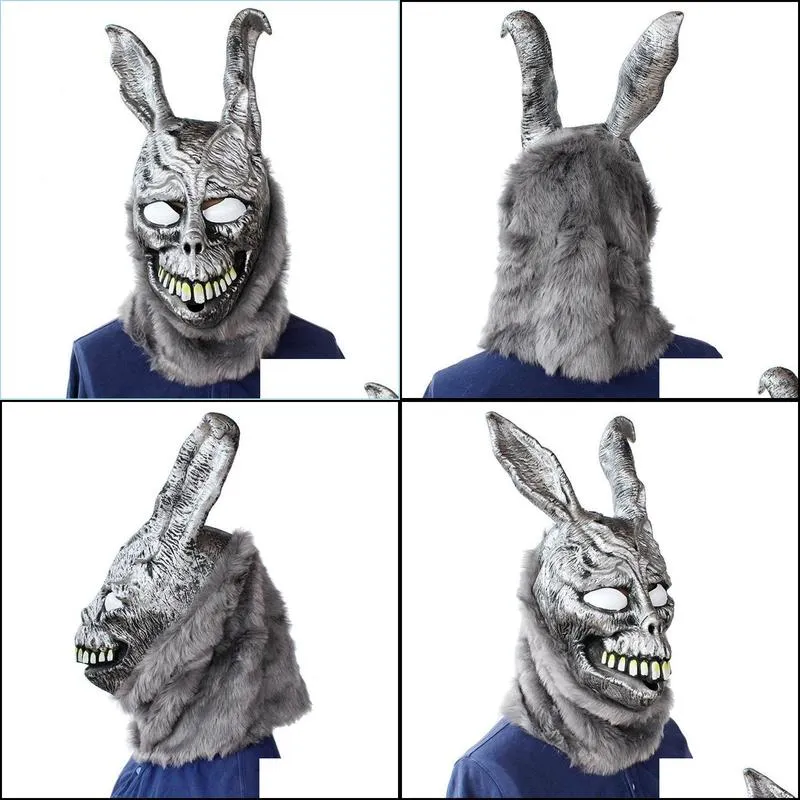 party masks animal cartoon rabbit mask donnie darko frank the bunny costume cosplay halloween party maks supplies 220826