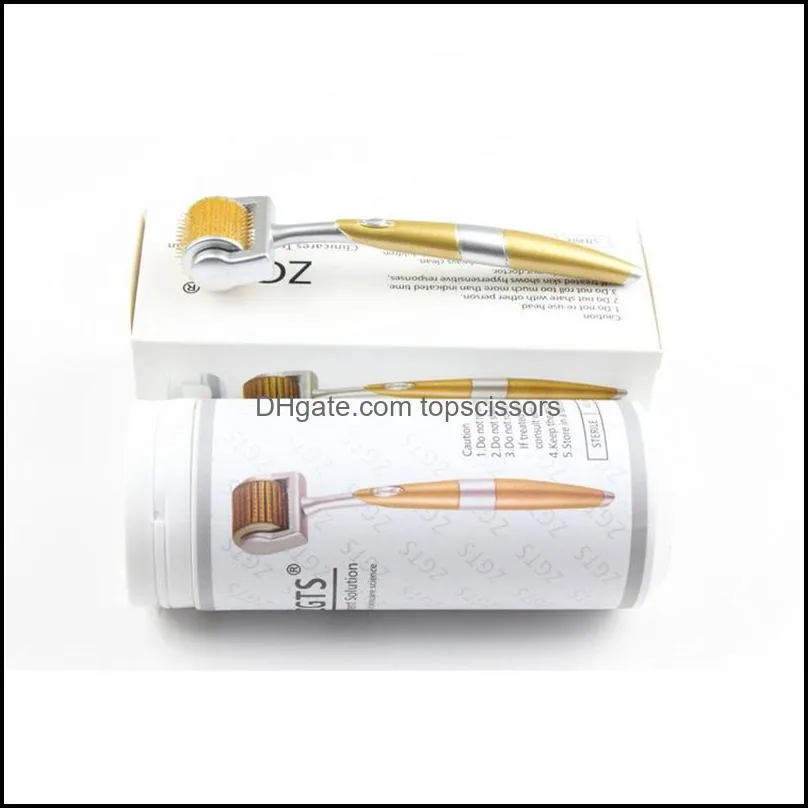 zgts 192 derma roller microneedling 0 2/0 25/0 3mm needles length titanium dermoroller microniddle rollers for face and hair