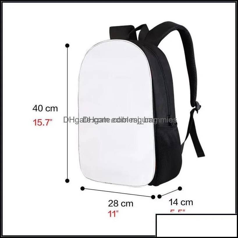 Other Office School Supplies Business Industrial Bags Sublimation Diy Backpacks Blank Heat Transfer Printing Bag Personal Creative